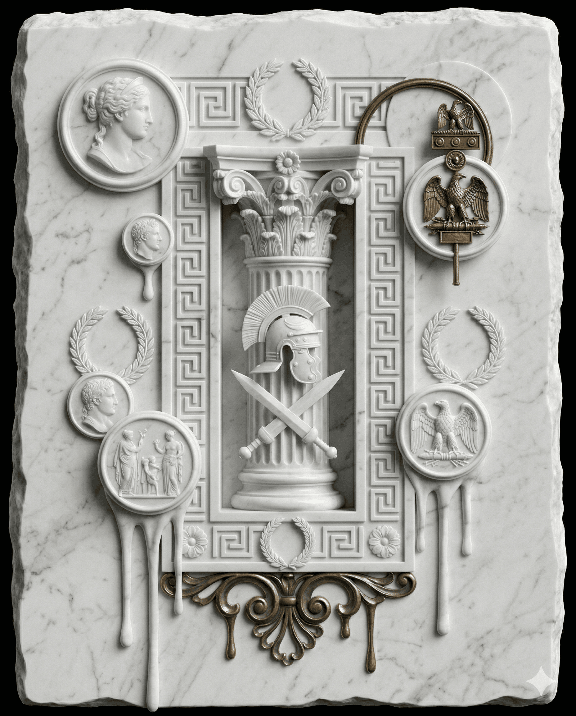 Neo-Klasisizm davetiye örneği